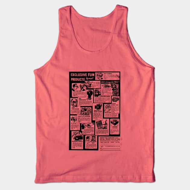 Comic Book Offers Tank Top by GloopTrekker